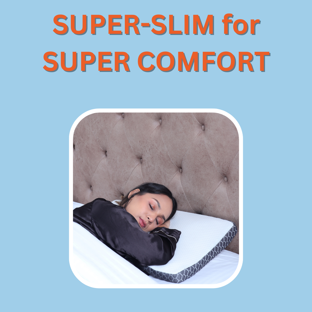 Sleep Unwind Slim Pillow