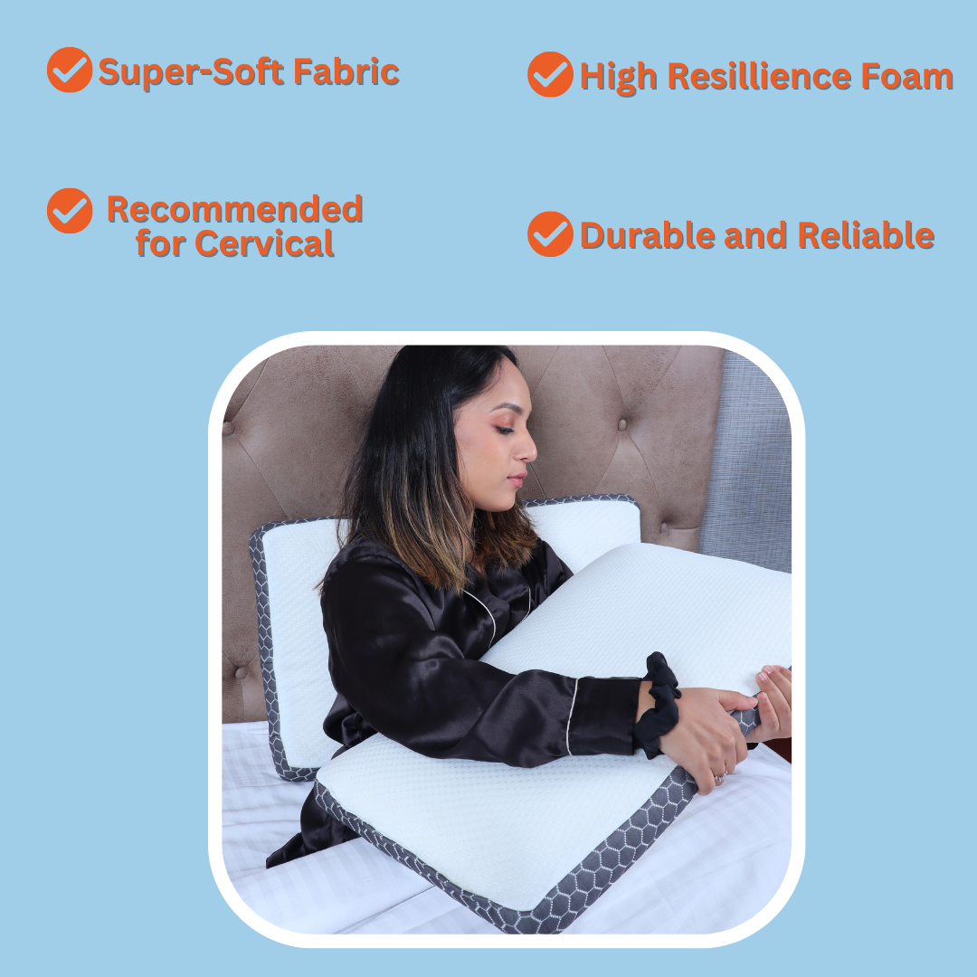 Sleep Unwind Slim Pillow